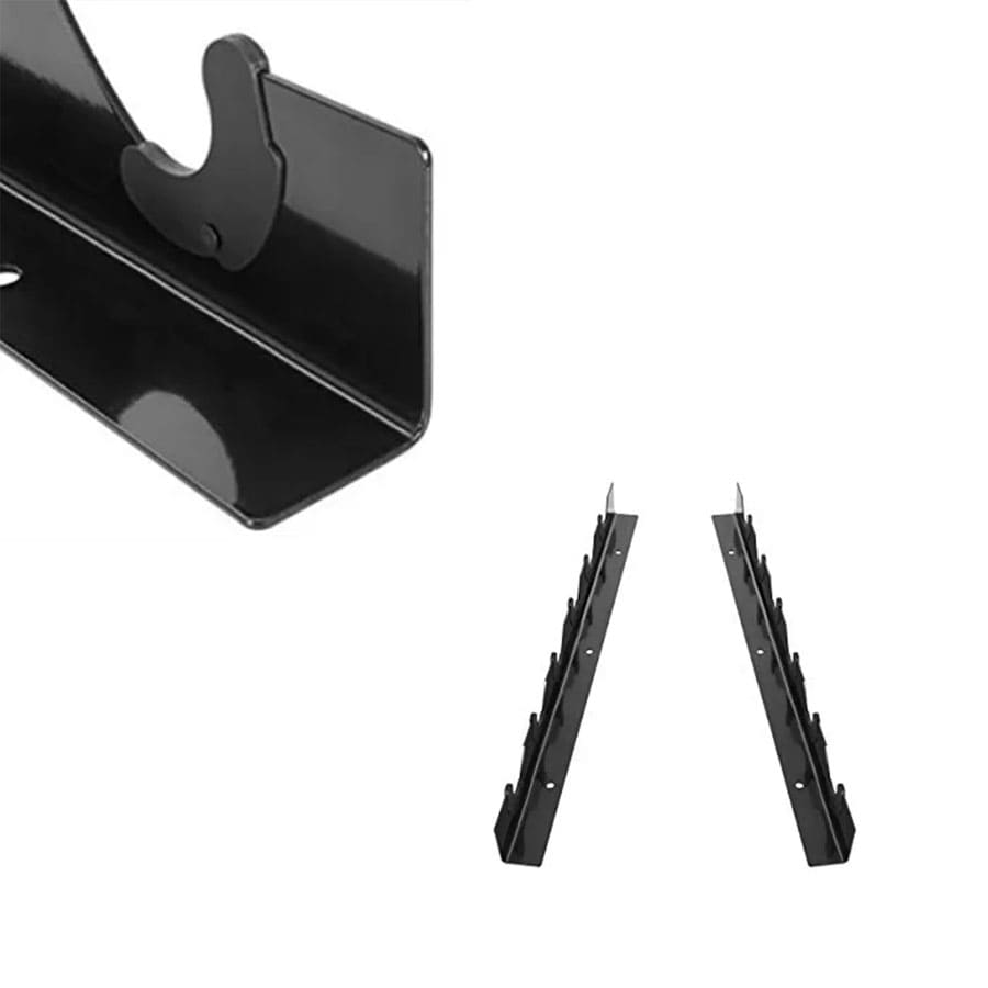 Soporte de pared para 8 barras olímpicas - Imagen 4