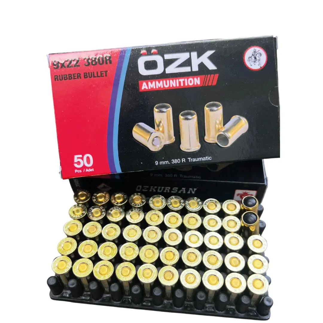 Municion Traumatica Ozkursan 380R Original Revolver - Imagen 2