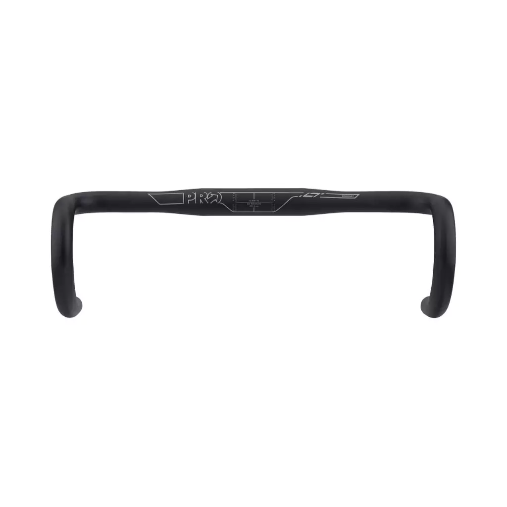 Timón PRO Ruta LT Compact Aluminio 31.8mm 420mm negro