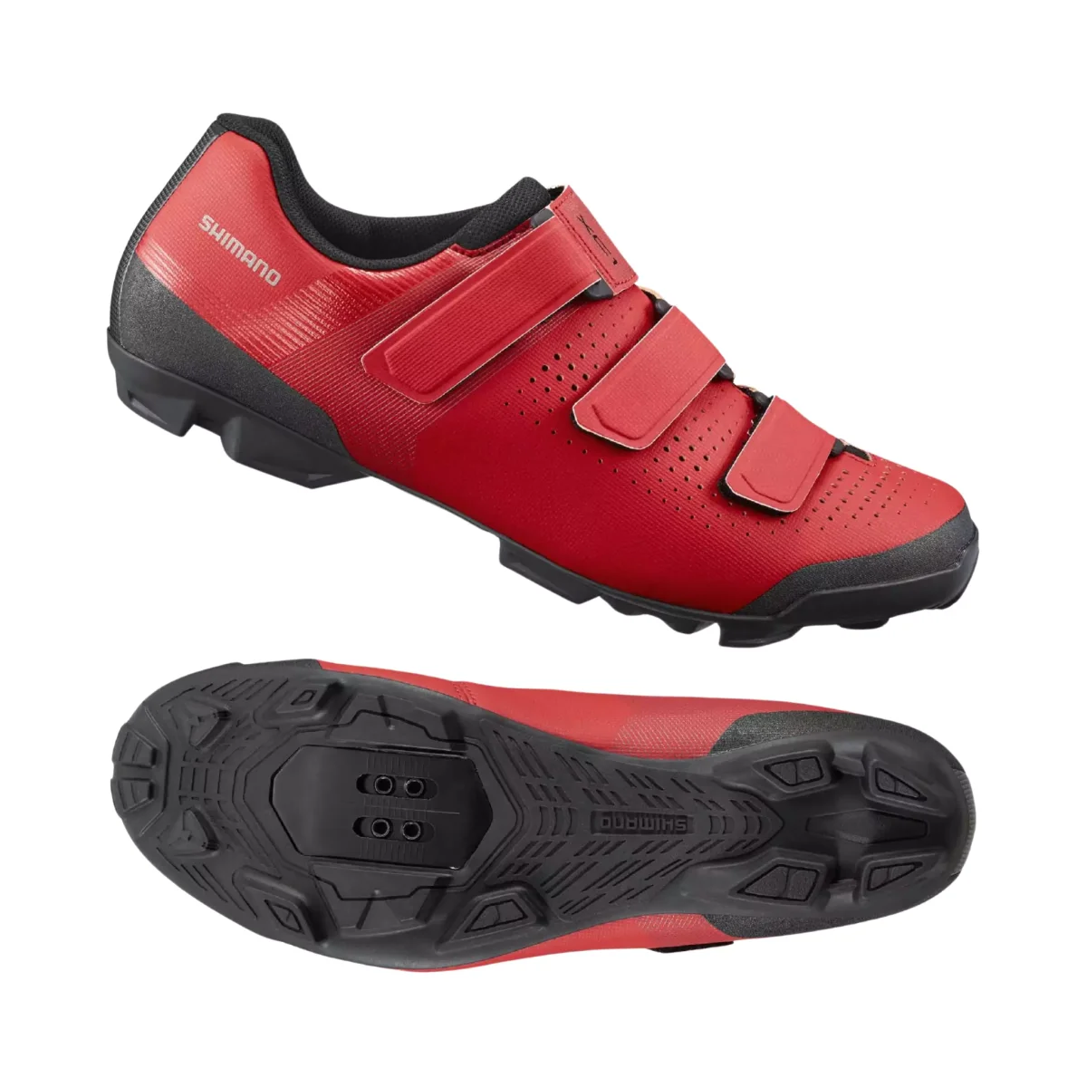 Zapatos Shimano MTB XC100 Rojo