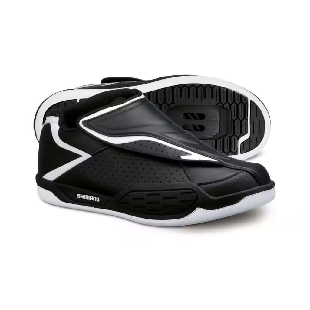 Zapatillas Shimano mtb AM45 Negro-Blanco Talla 36 - Imagen 2