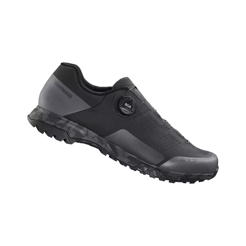 Zapatillas Shimano mtb ET700 Negro Talla 43 - Imagen 2