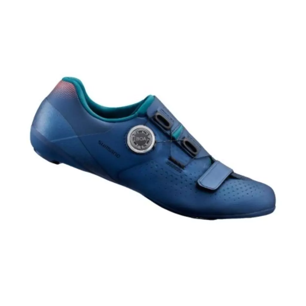 Zapatillas Shimano ruta RC500 Navy Talla 39 Mujer - Imagen 2